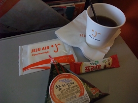 簡単な機内食