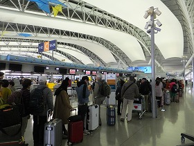 エアインディアの行列