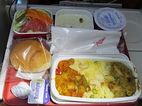 カレー機内食