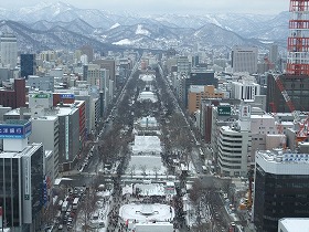 テレビ塔展望室から
