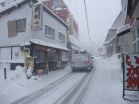 蔵王温泉街